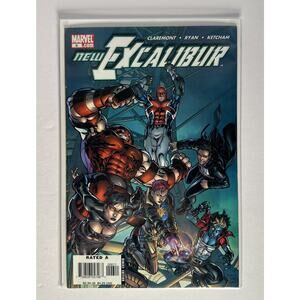 NEW EXCALIBUR Comic Book Series #6 (Marvel 2006) Very Good Condition